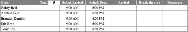 A table with time and date

Description automatically generated