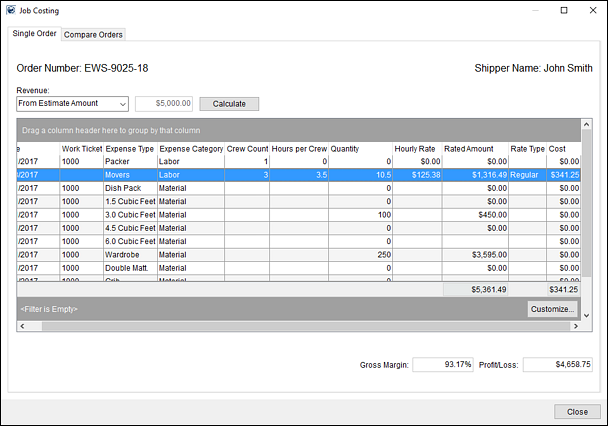 A screenshot of a shipping calculator

Description automatically generated