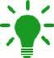 A green light bulb with rays of light

AI-generated content may be incorrect.