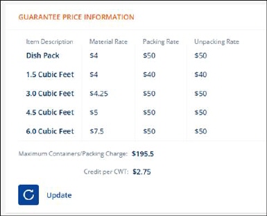 A screenshot of a price list

AI-generated content may be incorrect.