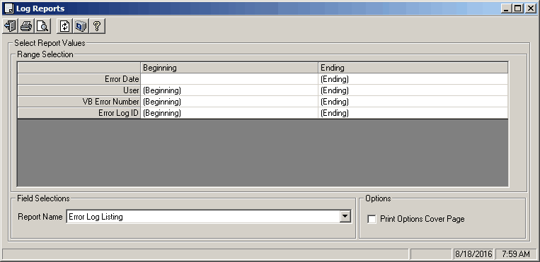 System.Reports.Log_Error